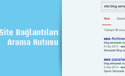 Site Bağlantıları Arama Kutusu